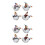 2Sets Resin Figuren Ente 7