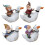 2Sets Resin Figuren Ente 3