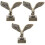 3Stk Messing Golden Robust Für Büro Und 5