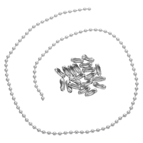 2Sets Beaded Pull Chain Mit 20 Steckverbinder Für Deckenleuchte
