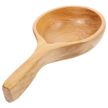4Stk Wasserlöffel Holz Ergonomisch Khaki Für Restaurant Und Zuhause