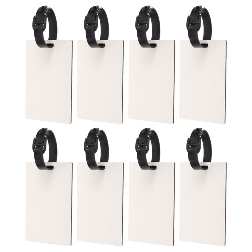 32Stk Transparente Gepäckanhänger DIY, Strapazierfähig Elegant