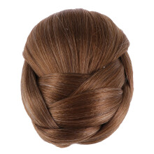 2Stk Hair Bun Wig Goldfaser Für Charmante Dutt Frisuren Und
