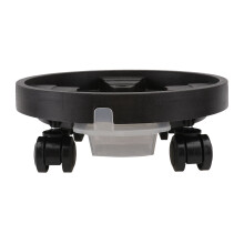 3St Stevige Bonsai Base Tray Met Wateropvang En Zachte Wielen Bruin