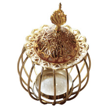 2Stk Goldener Räucherstövchen, Robust, Elegant Für Zuhause