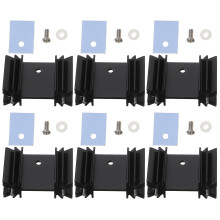 2Sets Aluminium Voltage Kühlkörper Metall Heatsink