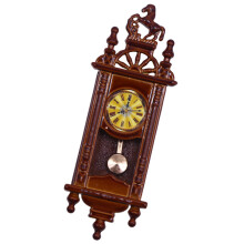 2Stk Kleine Pendeluhren Uhr Für Minihaus Deko