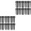 2Sets Professionelle Silikon Lippenpinsel Makeup Zubehör Schwarz 4