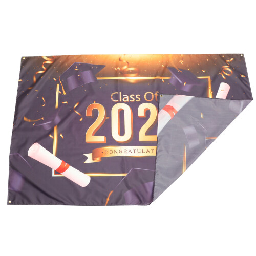 3Stk Polyester Graduation Party Hintergrundbanner 2