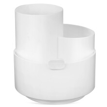 2Stk Weißer Drehbarer Stiftehalter PP 360 Organizer Für Schreibtisch