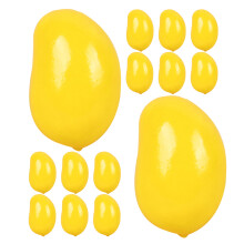 120Stk Mini Künstliche Mango Modelle Gelb Leicht Und Bruchsicher Deko