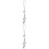 2Stk Auto Rückspiegel Schmuck Weiß Strass Anhänger 5