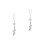 2Stk Auto Rückspiegel Schmuck Weiß Strass Anhänger 4