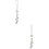 2Stk Auto Rückspiegel Schmuck Weiß Strass Anhänger 7