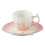 2Sets Keramik - Und Milchbecher Mit Untertasse Elegant 1
