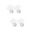 2Pcs White Mesh Curtain for Home Use with Adhesive Hook and Loop Strip 7
