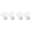 2Pcs White Mesh Curtain for Home Use with Adhesive Hook and Loop Strip 2