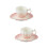 2Sets Keramik - Und Milchbecher Mit Untertasse Elegant 7