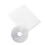 2Pcs White Mesh Curtain for Home Use with Adhesive Hook and Loop Strip 10