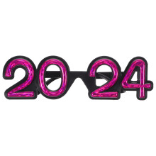 2Ud Gafas Fiesta Año Nuevo 2024 Plástico Accesorio