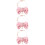 3Ud Collar Resistente Y Con Rosa Para Perros Y 10