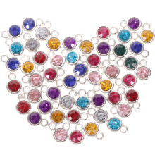120Stk Halloween Edelstein Charms Anhänger Bunt DIY Schmuckzubehör