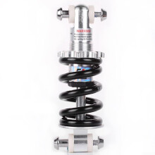Bicycle Rear Suspension Spring Shock Absorber For Mountain Bike Motorcycle Aluminium Alloy 100 Cm 650 Lbs Black