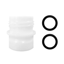 28mm Bottle Adapter for Soda Maker Fits Multiple Bottle Sizes Universal Water Bottle Converter White