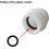 Universal Bottle Adapter for Soda Makers Adjustable Plastic Attachment for Quick Drink Upgrade White 3