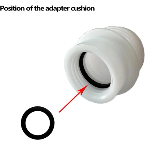 Universal Bottle Adapter for Soda Makers Adjustable Plastic Attachment for Quick Drink Upgrade White 2