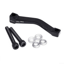 Bike Bicycle Disc Brake Adapter Aluminum SM MA F180P/P2 Model Black