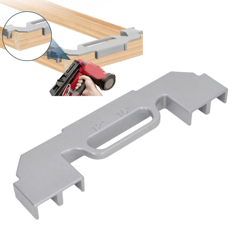 Aluminum Framing Tool On-Center Wall Stud Layout Jig 12/16In 9411368885290