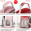 Pet Bag Space Capsule Cat Backpack Transparent Hard Shell Pod Cushion Adjustable Shoulder Straps Hiking Model E 3