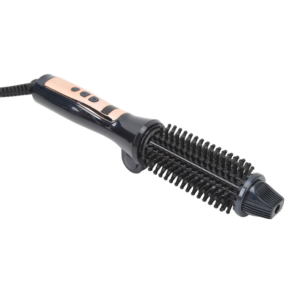 Foldable Hair Curler Brush 100â240V Ceramic Ionic Adjustable Temperature UK Plug