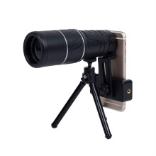 16x52 66M/8000M Monocular, Portable, Waterproof, with Tripod and Phone Clip, for Photography While Camping