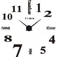 Horloge murale 3D élégante et personnalisable, mouvement à quartz silencieux, idéale pour salons, cuisines, chambres, couloirs, restaurants,