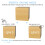 Eco-Friendly Wooden Texture Alarm Clock, Modern Cube Design With White Led Display 6