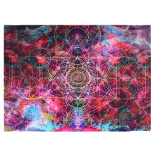 Multicolor Ethnic Design Mandala Tapestry Tie Dye Bedspread Bohemian Wall Hanging Cotton Fabric Decor With Exquisite Workmanship