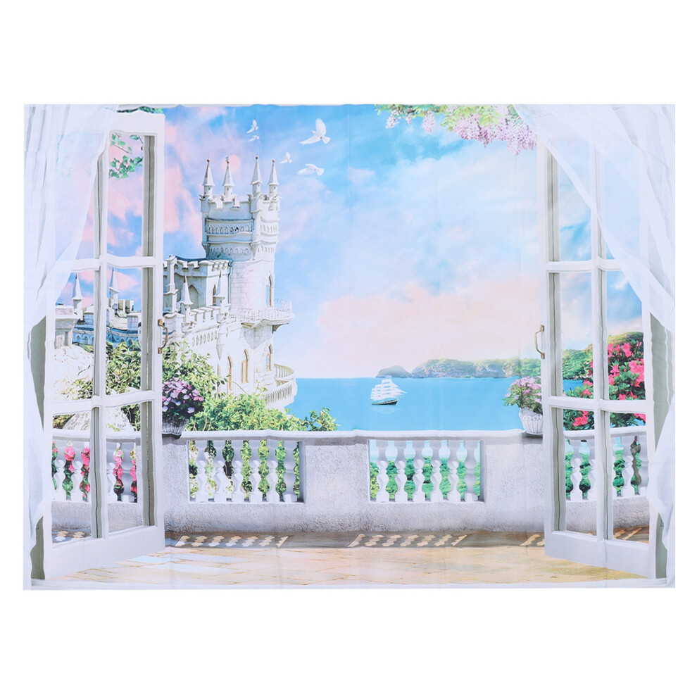 Fantasy Castle Backdrop For Photography Seascapes And Dreamy Scenes High Definition Printed Polyester Fabric With Vivid Colors And Durable Texture Ide 9468298611475