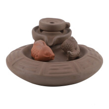 Arzător de tămâie ceramic cu cascadă, anticoroziv, rezistent la rugină, durabil, manoperă rafinată, decor pentru cameră de meditație,