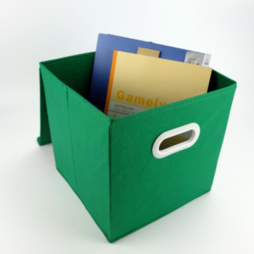 Fabric Storage Cube Bins, Stackable And Foldable For Space Efficiency, Classic Design Blends With Any Decor, Multi-Purpose Organizers Suitable For All 1