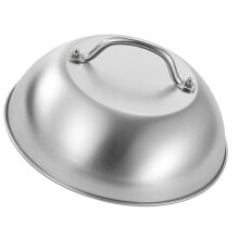 Stainless Steel Cover for Flat Grill Even Heat Distribution and Cheese Melting