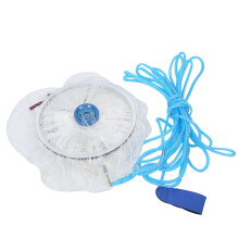 Hochwertiges Nylon-Zylinderkolben-Set als Ersatz für Salzwasser- und Süßwasser-Köder-Garnelenfallen-Fischwurfnetze, robuste Ausführung