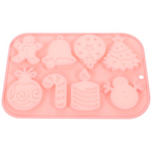 4Stk Kreative Silikonform Für DIY Und Candy Backen in Rosa