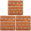 3Stk Balkonfliesen Interlocking Outdoor Terrasse 4