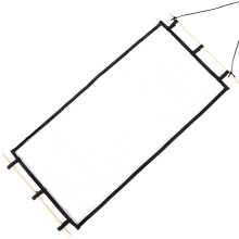 2Stk Schmuckdisplay Wandhalter Weiß Holz Mesh Für Ohrring Display