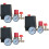 3Stk Air Pressure Control Mini- Pumpe Schwarz Mit Manometer 8