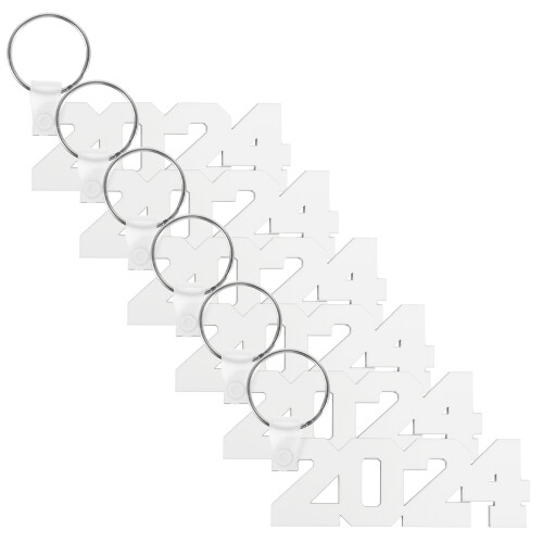 24Stk Sublimations Schlüsselanhänger Mdf Material 20 Grau