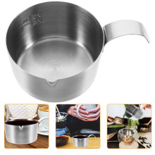 3Stk Milchkännchen Mit Griff, Präzise Messskala, Silber