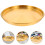 2Stk Gold Metalltablett Schmuckhalter Desktop Organizer 10